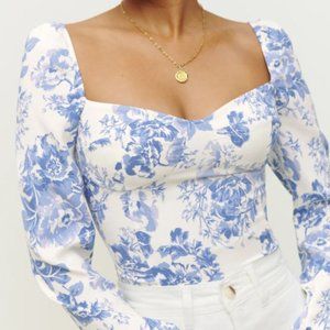 Reformation Reign Top Long Sleeve